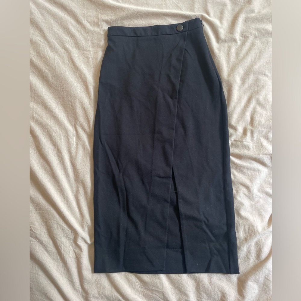 Aritzia midi slit skirt